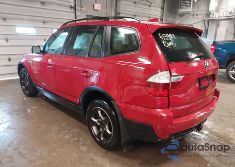 2007 BMW X3 3.0Si from USA, damaged, VIN WBXPC93417WF13957